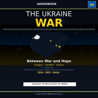 The Ukraine War – Origins, Course, and the Search for Peace: A Comprehensive Analysis of the Conflict and Its Geopolitical Impact – omslag till ljudboken av M. Weber