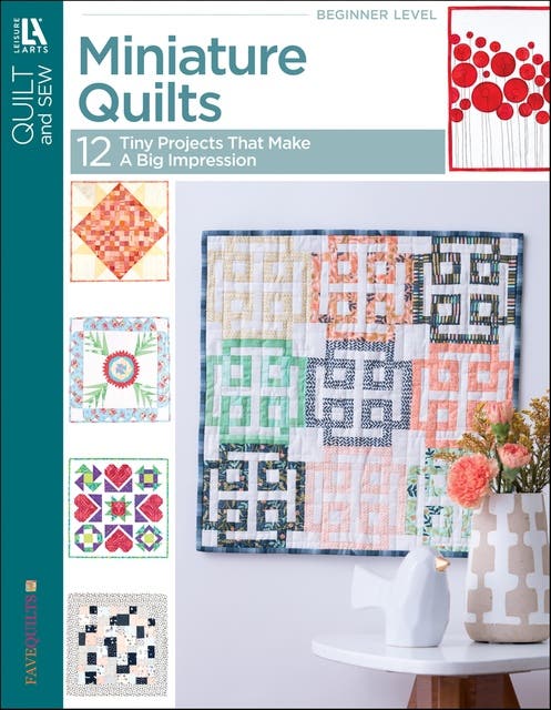 Miniature Quilts: 12 Tiny Projects That Make a Big Impression – omslag til lydbogen af Leisure Arts