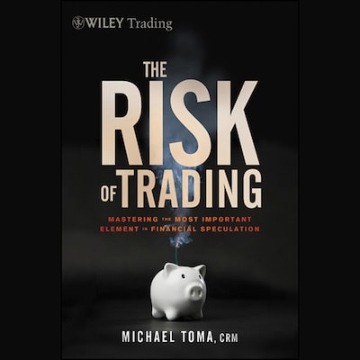 The Risk of Trading – omslag til lydbogen af Michael Toma