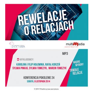 Pokolenie 24 – Rewelacje o relacjach – okładka audiobooka, autor Sylwia Pinkas, Sylwia i Marcin Tomczyk, Rafał Korzeń, Karolina i Filip Hołownia