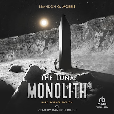 The Luna Monolith – omslag til lydbogen af Brandon Q. Morris