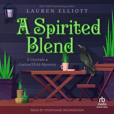 A Spirited Blend – omslag til lydbogen af Lauren Elliott