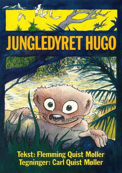 Jungledyret Hugo – omslag til lydbogen af Flemming Quist Møller