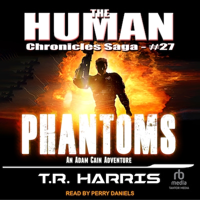 Phantoms – omslag til lydbogen af T.R. Harris