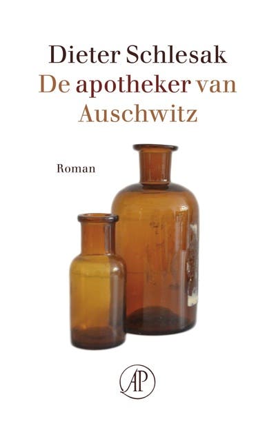De apotheker van Auschwitz – omslag van het luisterboek van Dieter Schlesak