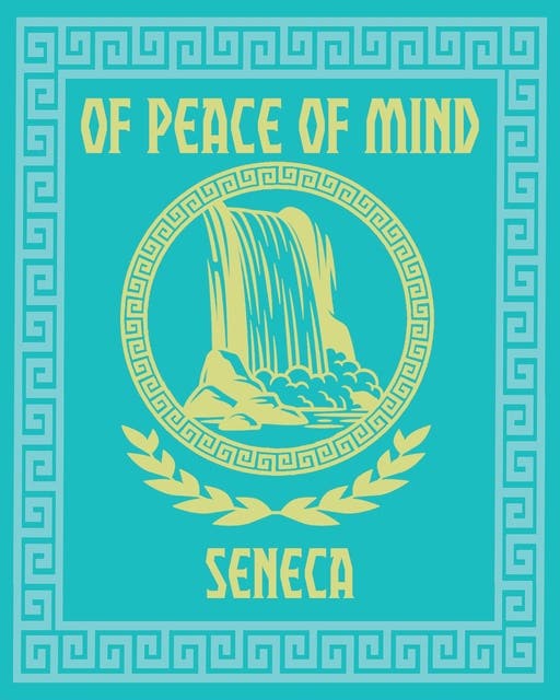 Of Peace of Mind – omslag til lydbogen af Seneca