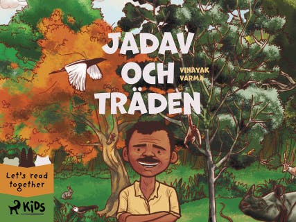 Jadav och träden – omslag till ljudboken av Vinayak Varma