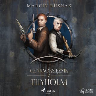 Czarnoksiężnik z Thyholm – okładka audiobooka, autor Marcin Rusnak