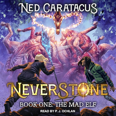 The Mad Elf – omslag til lydbogen af Ned Caratacus