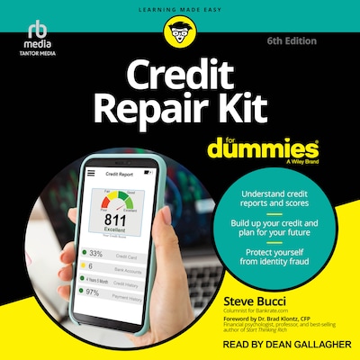 Credit Repair Kit For Dummies, 6th Edition – omslag til lydbogen af Steve Bucci
