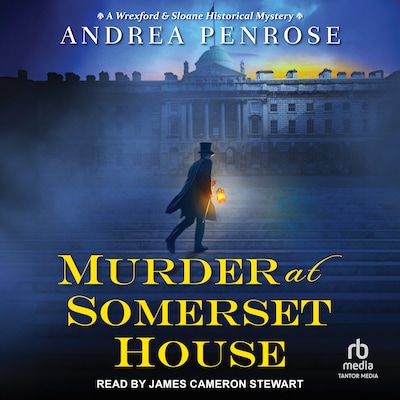 Murder at Somerset House – omslag til lydbogen af Andrea Penrose
