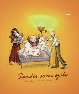 Sander sover själv – omslag till ljudboken av Anna Klockar,Mia Vestman