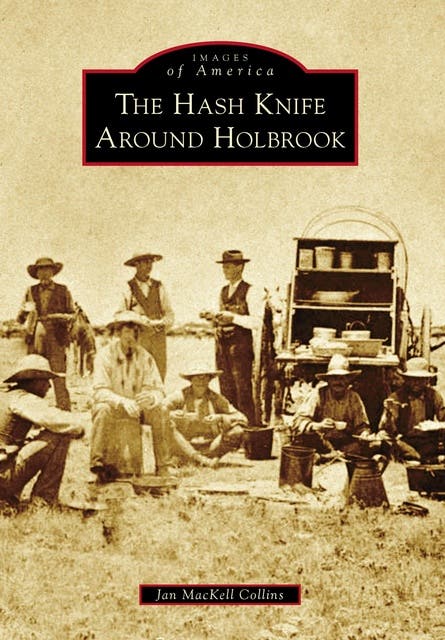 The Hash Knife Around Holbrook – omslag til lydbogen af Jan Mackell Collins
