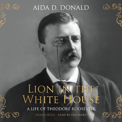 Lion in the White House – omslag til lydbogen af Aida D. Donald