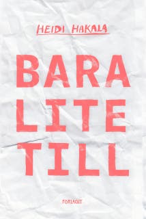 Bara lite till – omslag till ljudboken av Heidi Hakala
