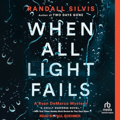 When All Light Fails – omslag til lydbogen af Randall Silvis