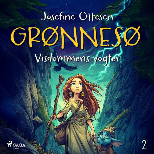 Grønnesø 2. Visdommens vogter – omslag til lydbogen af Josefine Ottesen