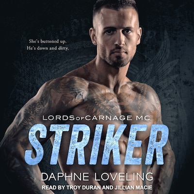 STRIKER – omslag til lydbogen af Daphne Loveling