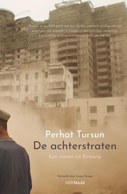 De achterstraten – omslag van het luisterboek van Perhat Tursun