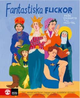 Fantastiska flickor Epub3 – omslag till ljudboken av Elisabeth Östnäs,Janina Kastevik,Sarah Utas