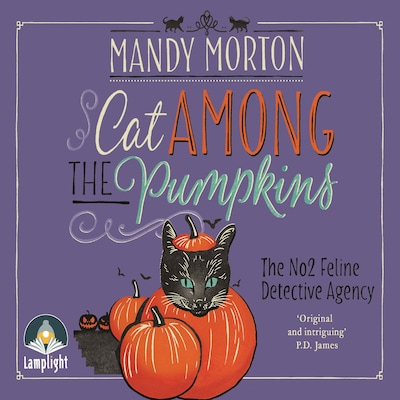 Cat Among the Pumpkins – omslag til lydbogen af Mandy Morton