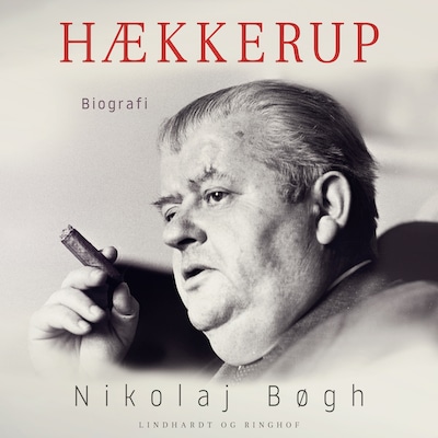Hækkerup – omslag til lydbogen af Nikolaj Bøgh