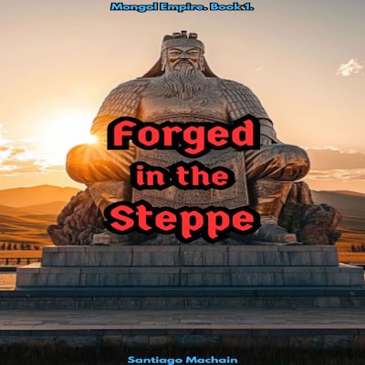 Forged in the Steppe – omslag til lydbogen af Santiago Machain