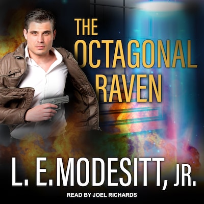 The Octagonal Raven – omslag til lydbogen af L. E. Modesitt, Jr.