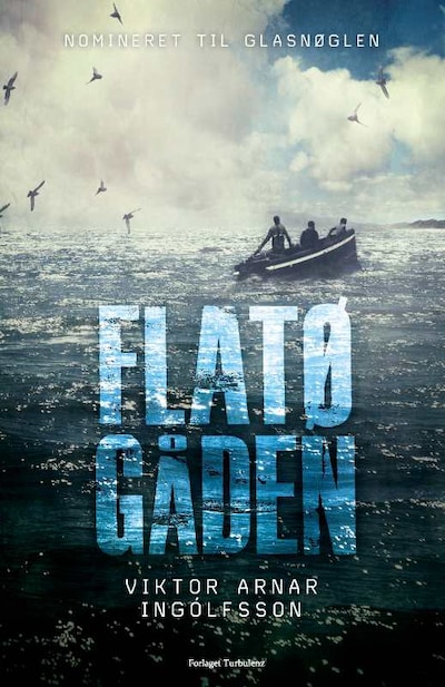 Flatøgåden – omslag til lydbogen af Viktor Arnar Ingólfsson