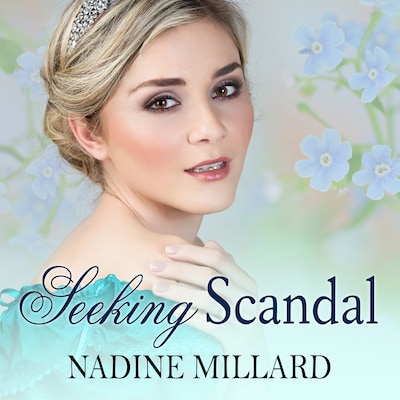 Seeking Scandal – omslag til lydbogen af Nadine Millard