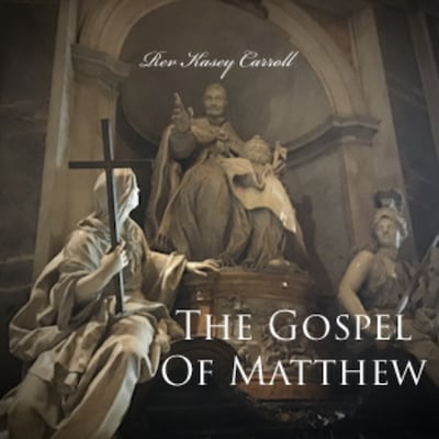 Gospel of Matthew – omslag van het luisterboek van REV KASEY CARROLL