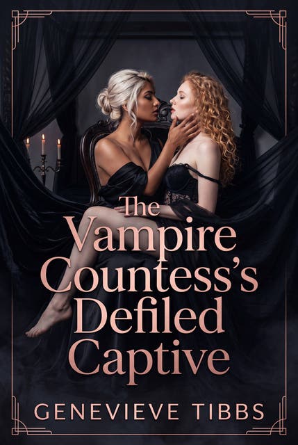 The Vampire Countess's Defiled Captive: Sapphic Paranormal Erotic Non-Con Romance – omslag til lydbogen af Genevieve Tibbs