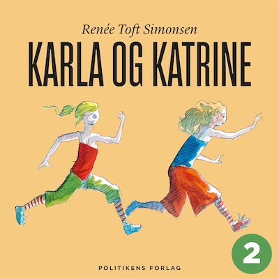 Karla og Katrine – omslag til lydbogen af Renée Toft Simonsen