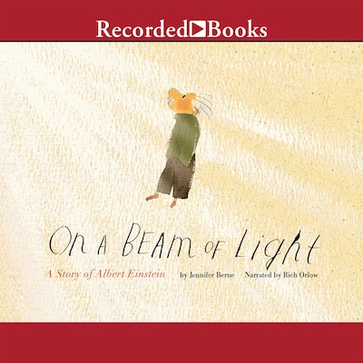 On a Beam of Light – omslag til lydbogen af Jennifer Berne