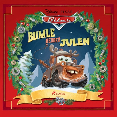 Biler - Bumle redder julen – omslag til lydbogen af Disney