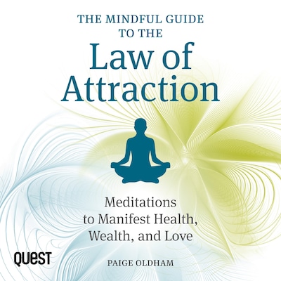 The Mindful Guide to the Law of Attraction – omslag til lydbogen af Paige Oldham