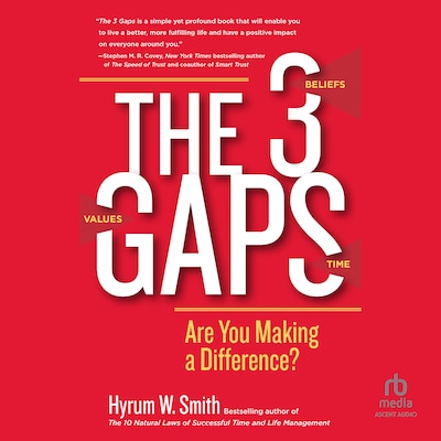 The 3 Gaps – omslag til lydbogen af Hyrum W. Smith