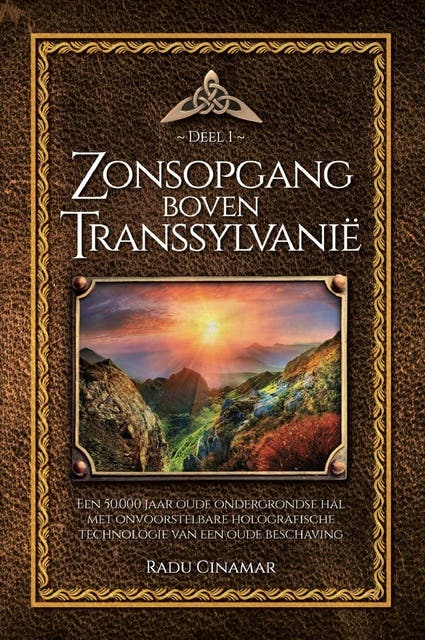 Zonsopgang boven Transsylvanië – omslag van het luisterboek van Radu Cinamar
