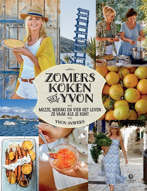 Zomers koken met Yvon: Mezze, meraki en vier het leven zo vaak als je kunt – omslag van het luisterboek van Yvon Jaspers