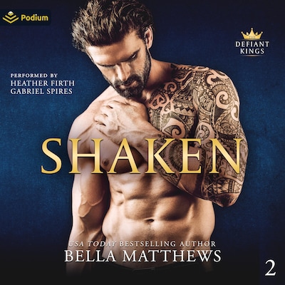 Shaken – omslag til lydbogen af Bella Matthews