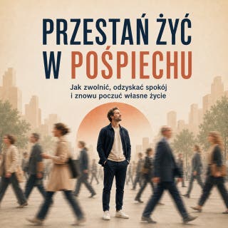 Przestań żyć w pośpiechu – okładka audiobooka, autor Łukasz Nester