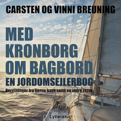 Med Kronborg om bagbord – omslag til lydbogen af Carsten og Vinni Breuning