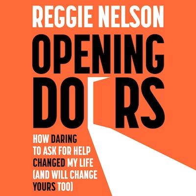 Opening Doors – omslag van het luisterboek van Reggie Nelson