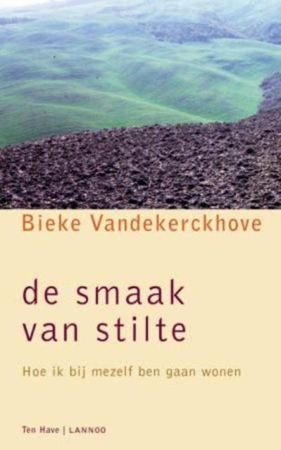 De smaak van stilte – omslag van het luisterboek van Bieke Vandekerckhove
