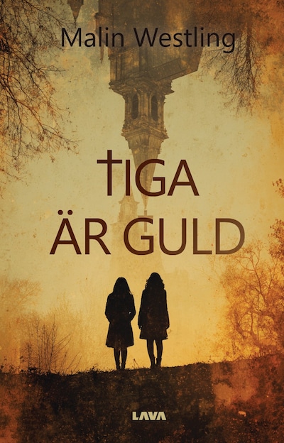 Tiga är guld – omslag till ljudboken av Malin Westling
