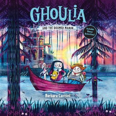 Ghoulia and the Doomed Manor – omslag van het luisterboek van Barbara Cantini