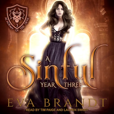 A Sinful Year Three – omslag til lydbogen af Eva Brandt