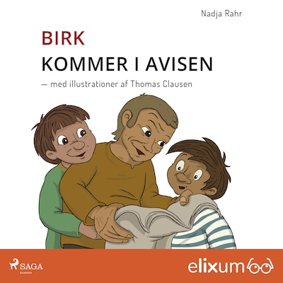 Birk kommer i avisen –14 – omslag til lydbogen af Nadja Rahr
