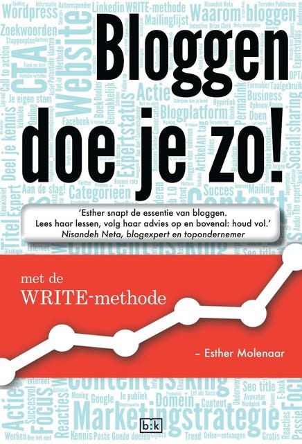 Bloggen doe je zo: met de WRITE-methode – omslag van het luisterboek van Esther Molenaar