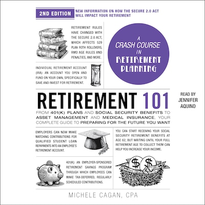Retirement 101, 2nd Edition – omslag til lydbogen af Michele Cagan